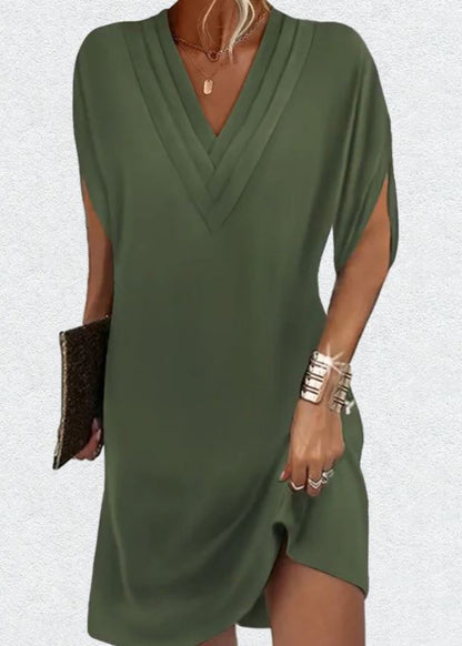 Elle | Flutter Split Dress