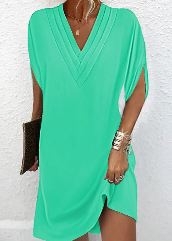 Elle | Flutter Split Dress