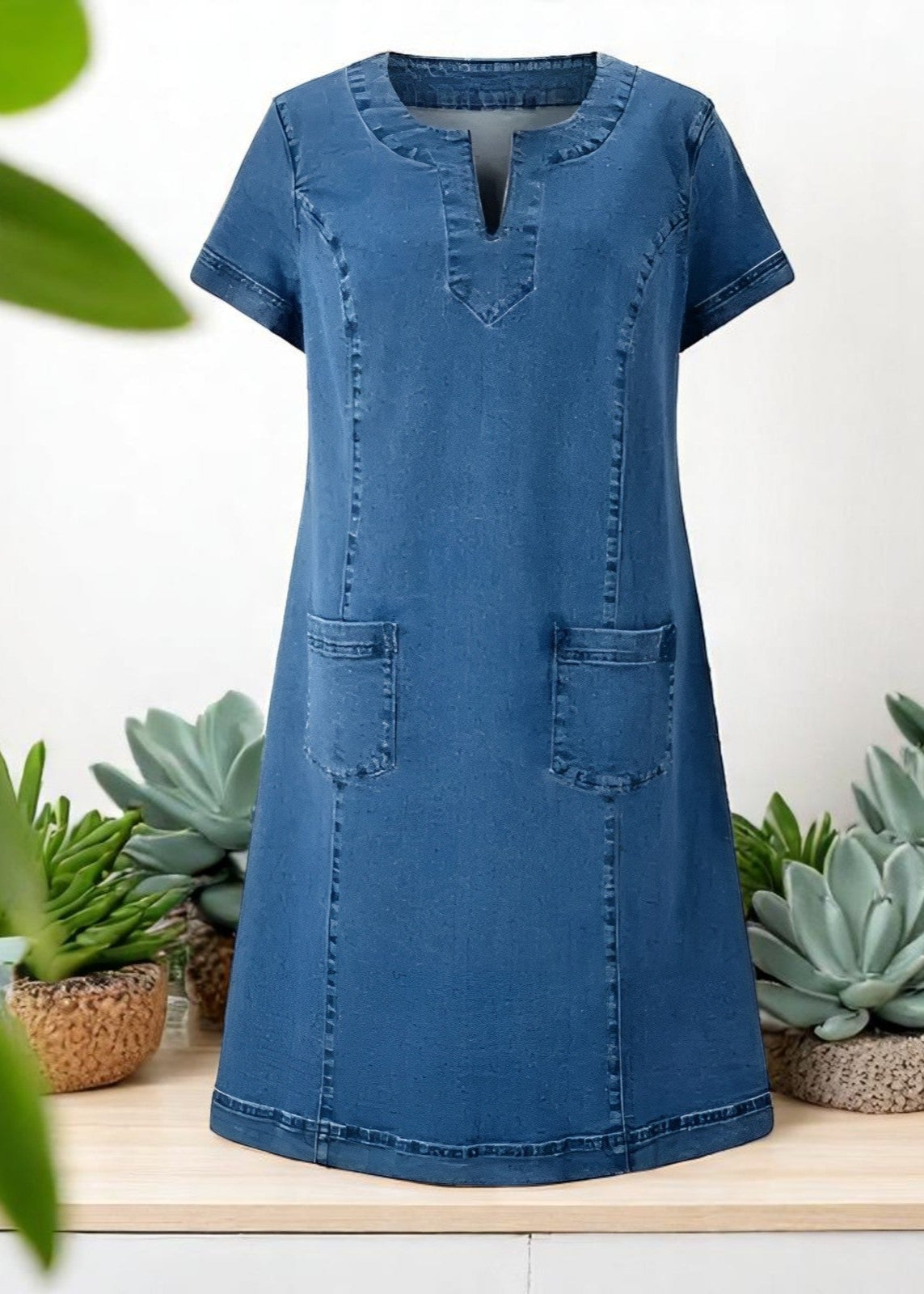 Ivy | Barrel Denim Dress