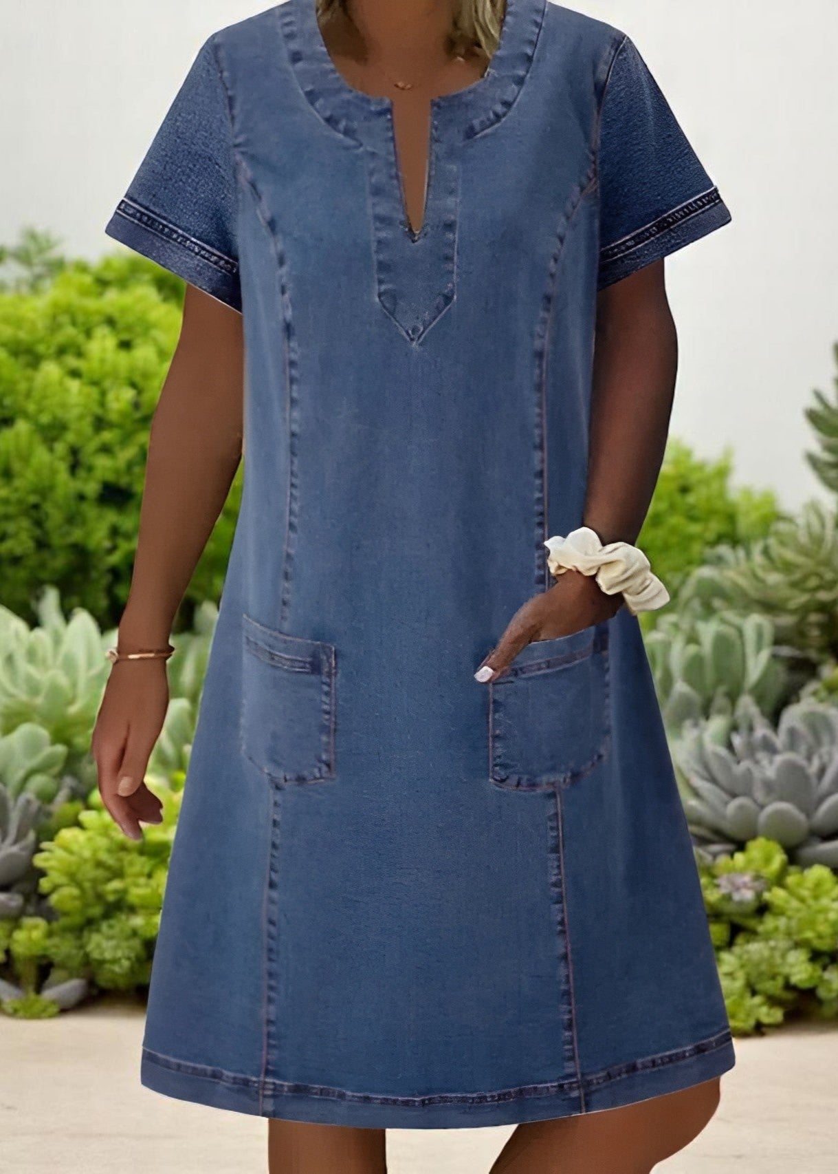 Ivy | Barrel Denim Dress